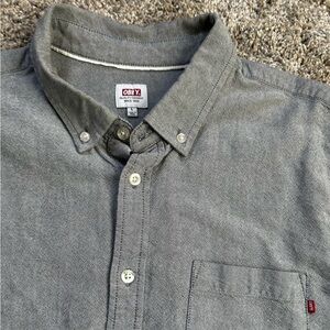 Obey oxford button down shirts size Large